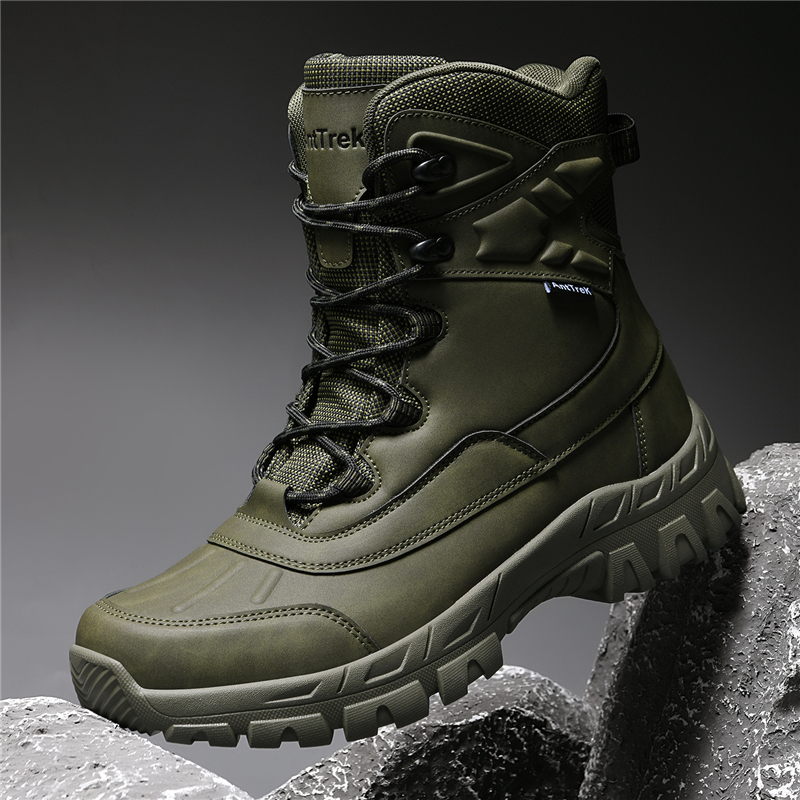 Outdoor Adventure Shoes - Men's high-top hiking shoes four seasons