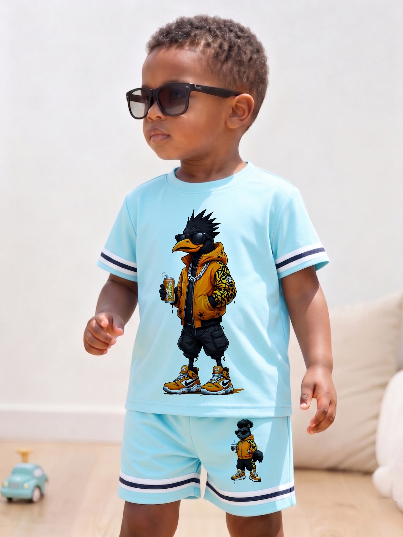 2 Pcs Childrens Clothing Sets  - مراجعة Outdoor Adventure Outfit وسعره