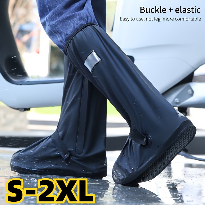 1pair Rain Boot Shoe Cover Hig - مراجعة Outdoor Adventure Shoes وسعره