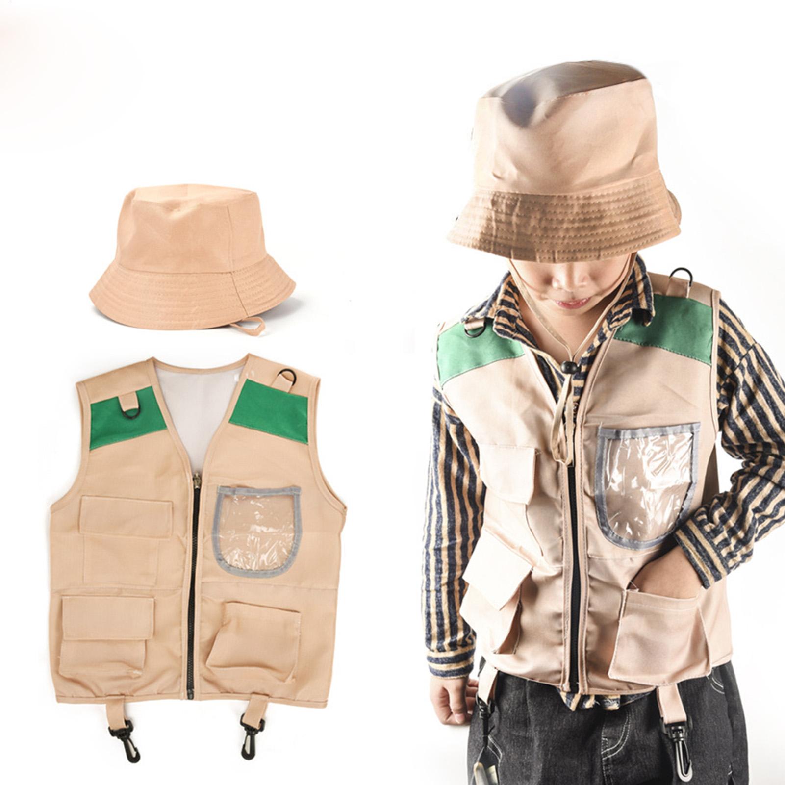 Kids Explorer hat and vest Cos - مراجعة Outdoor Adventure Outfit وسعره