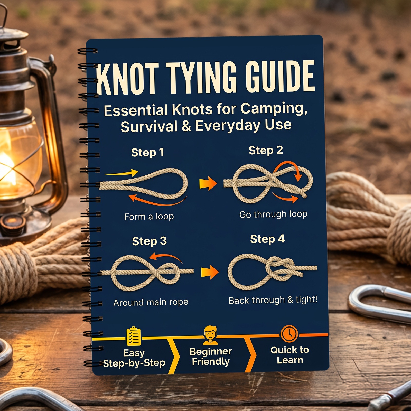 Outdoor Survival Knots StepbyS - مراجعة Outdoor Adventure For Adults وسعره