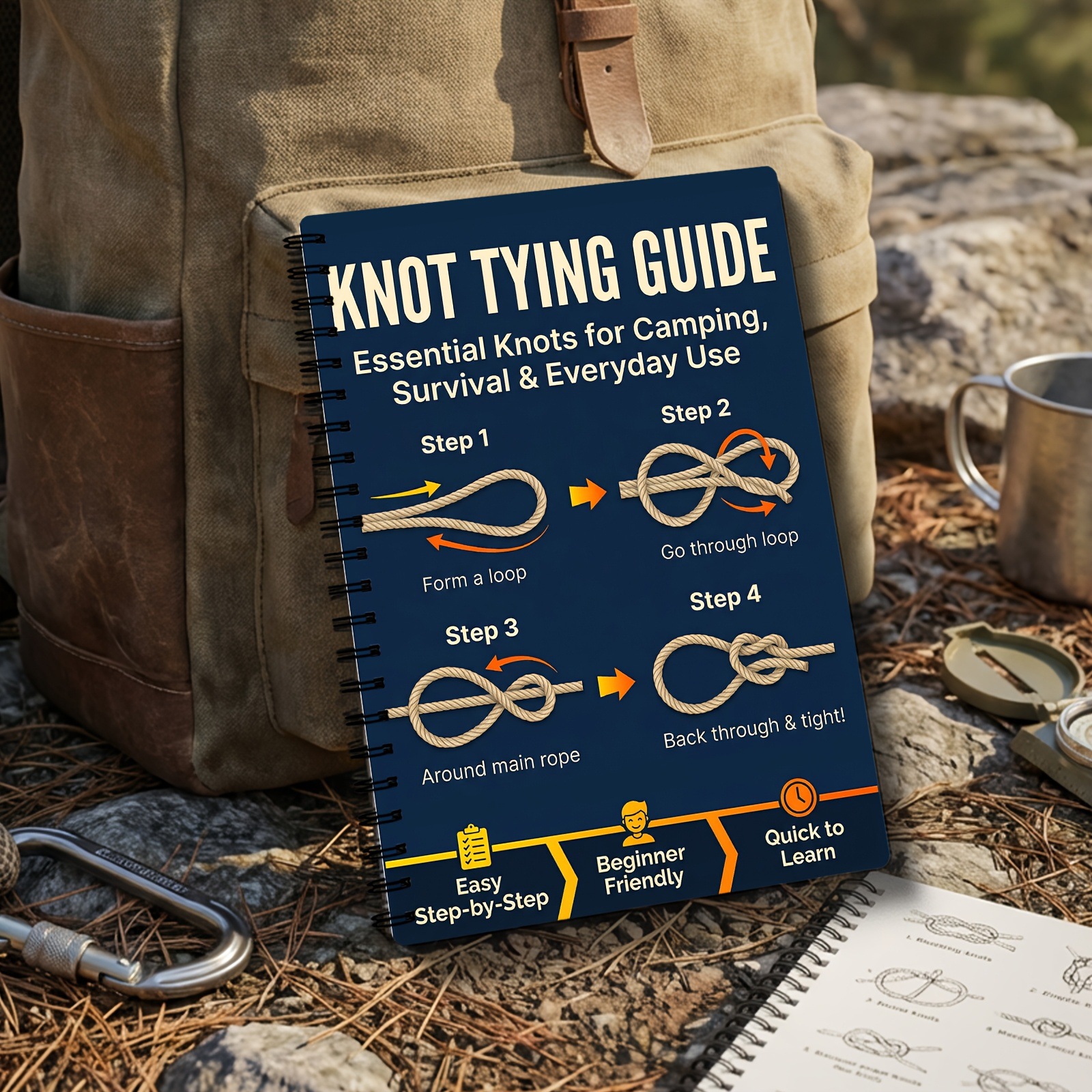 Outdoor Survival Knots StepbyS - مراجعة Outdoor Adventure For Adults وسعره