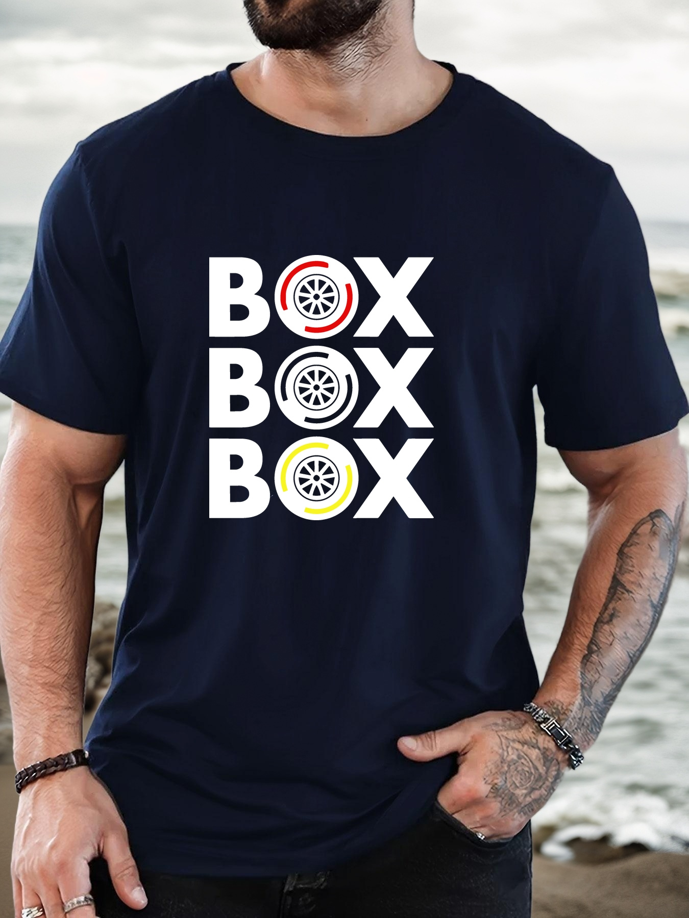 Race Car Wheel Men Cotton T Sh - مراجعة Outdoor Adventure Races وسعره