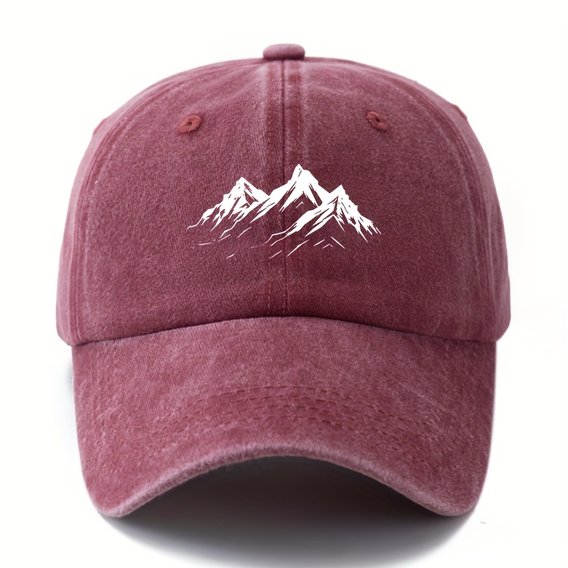 Men's printed mountain basebal - مراجعة Outdoor Adventure For Adults وسعره