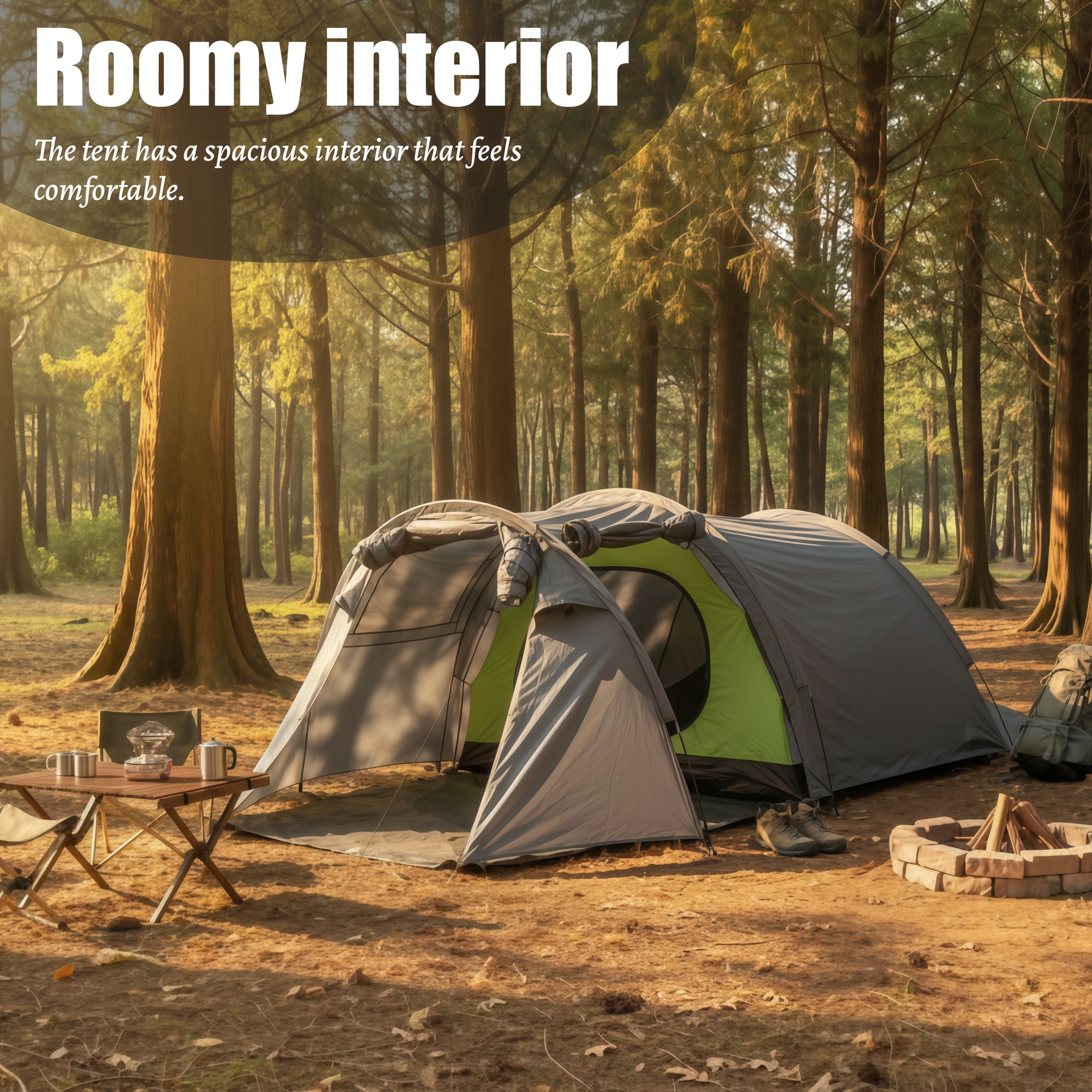 3-4 Person Spacious Portable T - مراجعة Outdoor Adventure Group وسعره