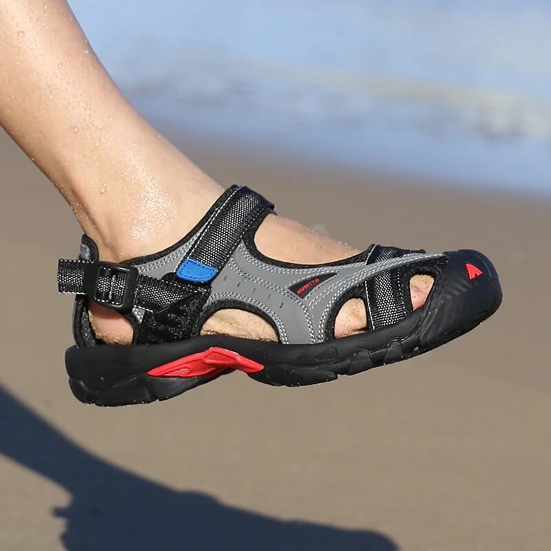 HUMTTO Summer Shoes for Men Ou - مراجعة Outdoor Adventure Shoes وسعره
