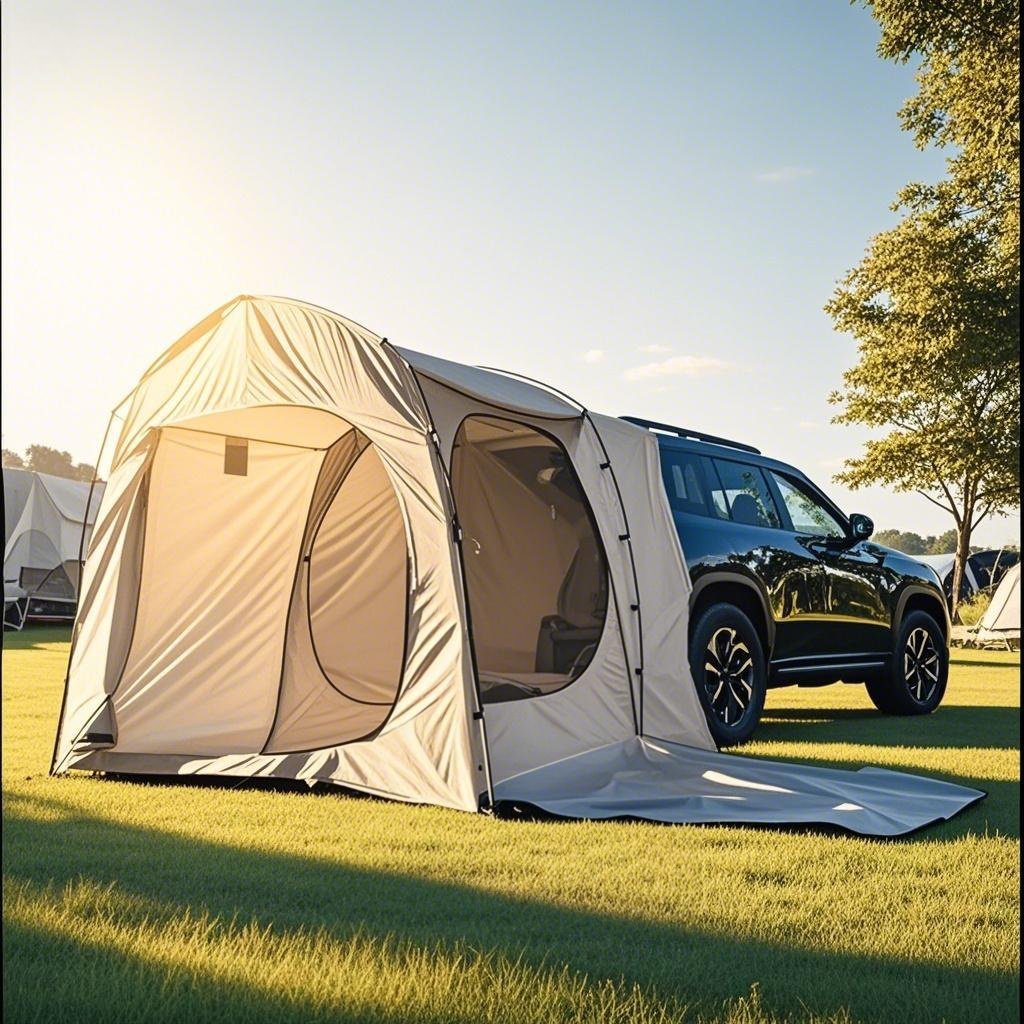 Off-Road Car Tent SUV Tailgate - مراجعة Outdoor Adventure Dome Shelter وسعره