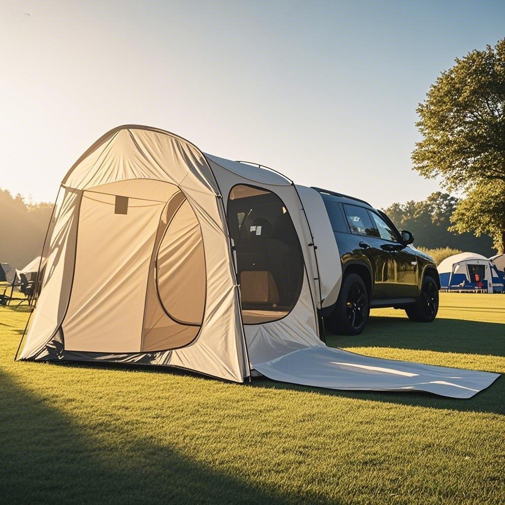 Off-Road Car Tent SUV Tailgate - مراجعة Outdoor Adventure Dome Shelter وسعره