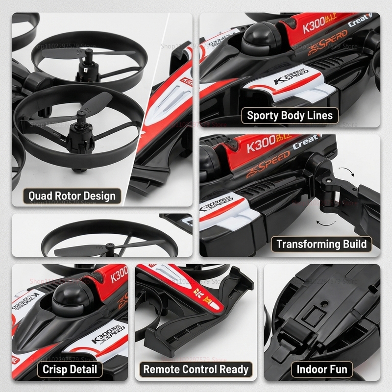 RC UAV Flying Drift Cars 2-in- - مراجعة Outdoor Adventure Races وسعره