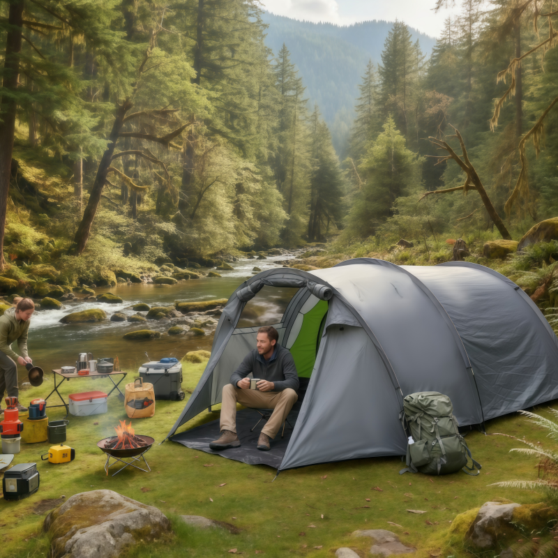 Spacious Portable Tunnel Tent  - مراجعة Outdoor Adventure Group وسعره