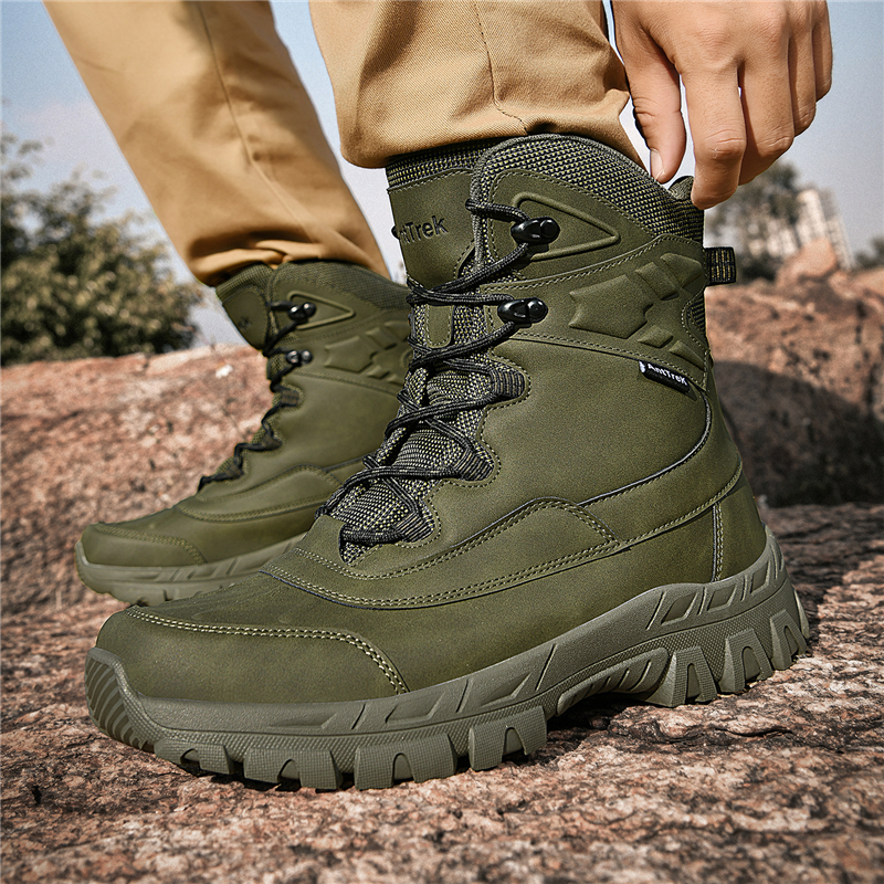 Men's high-top hiking shoes fo - مراجعة Outdoor Adventure Shoes وسعره