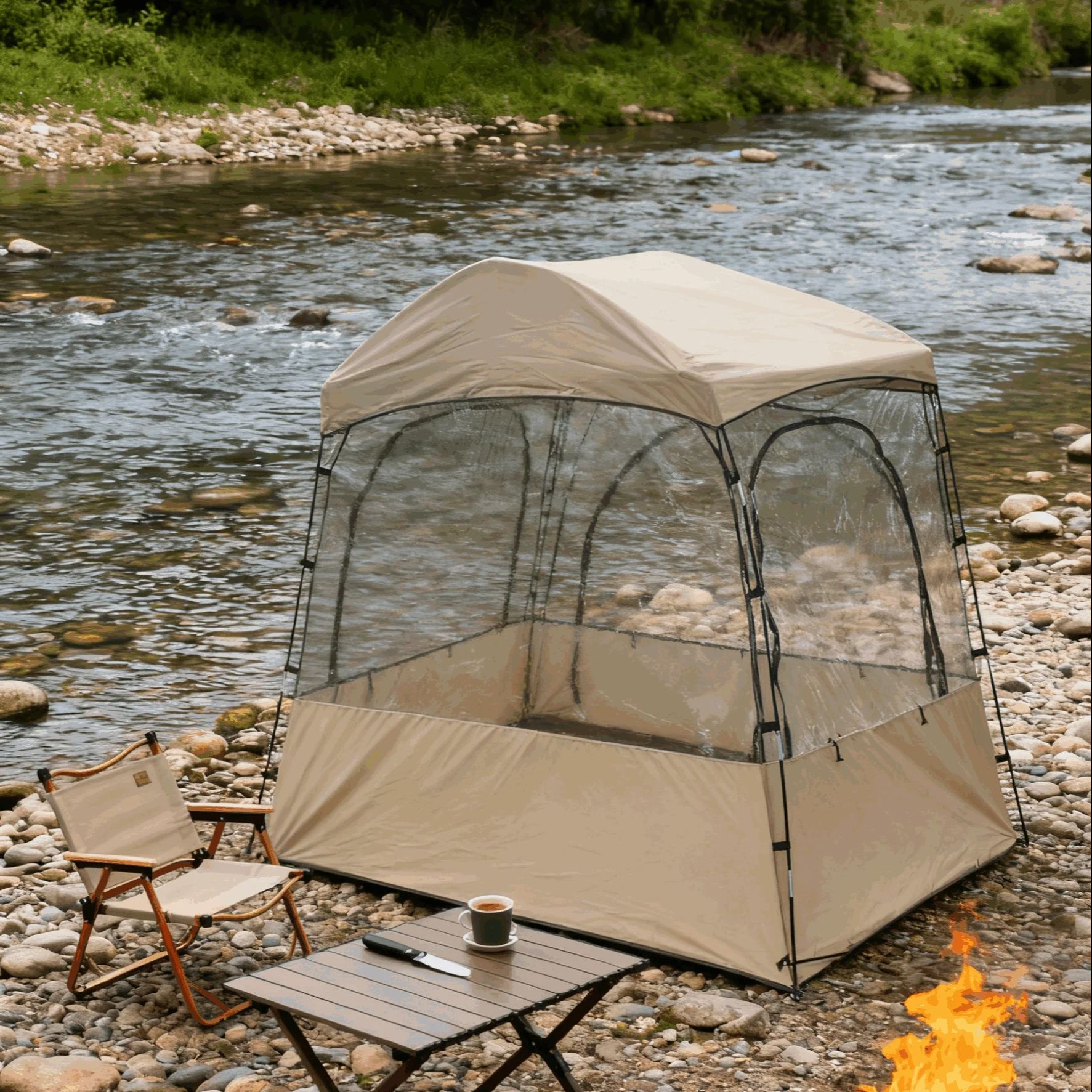 Gardens, Patios, Outdoor Adven - مراجعة Outdoor Adventure Dome Shelter وسعره