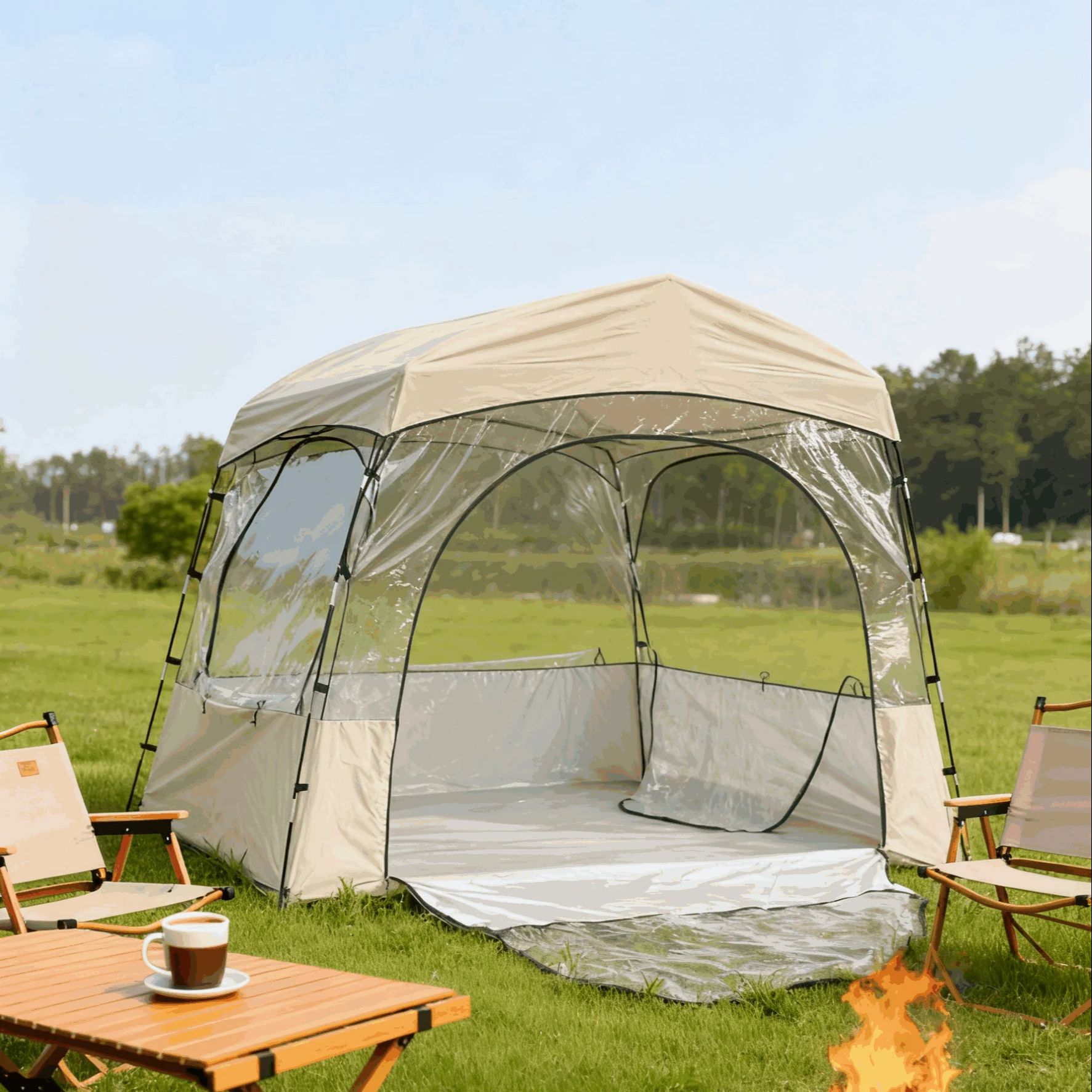 Gardens, Patios, Outdoor Adven - مراجعة Outdoor Adventure Dome Shelter وسعره