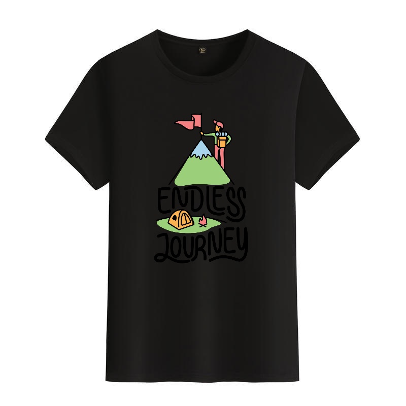 Men's Black Round-Neck Short-S - مراجعة Outdoor Adventure Outfit وسعره