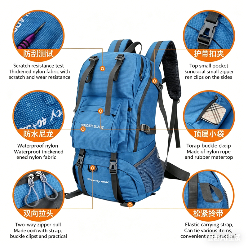 50L Large Capacity Outdoor Cam - مراجعة Outdoor Adventure Shoes وسعره